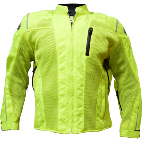 TRAX Jacket SLT-0396 MARSHALL Mesh Marshal Fluo-Yellow