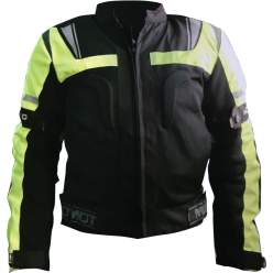 MOTERO Jacket SLD-623 Lady Black/Fluo-Yellow