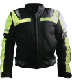 MOTERO Jacket SLD-623 Lady Black/Fluo-Yellow