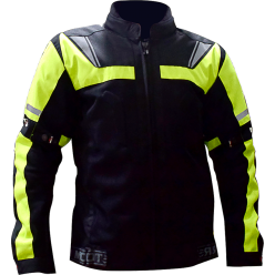 MOTERO Jacket SLT-623 Mesh Black/Fluo-Yellow