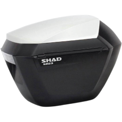 SHAD Side Case SH23 w/ Aluminum Look Cover