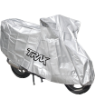 TRAX Motorcycle Cover 190T Polyester Silver 4XL 750cc w/ Bag