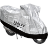 TRAX Motorcycle Cover	190T Polyester Double Colour Upper Silver/Lower Black XL 150cc w/ Bag