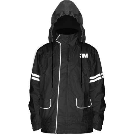 [READY TO ORDER] 3M Rainwear Scotchlite Reflective Raincoat Gen-2.1 Black