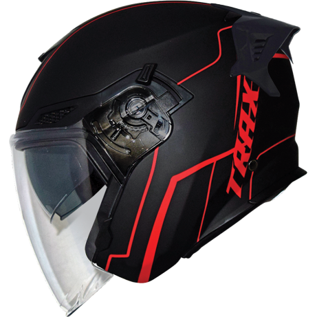 TRAX TG263E Matt Black/Red-G1 [PSB APPROVED]