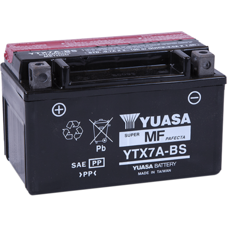 YUASA Motorcycle Battery YTX7A-BS (V) (TW) RVF400 / CB400VTEC/1 CP