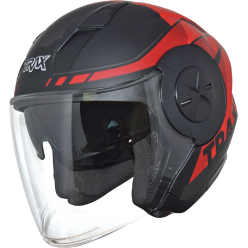 TRAX T735 Matt Black/Red-G2 [PSB APPROVED]