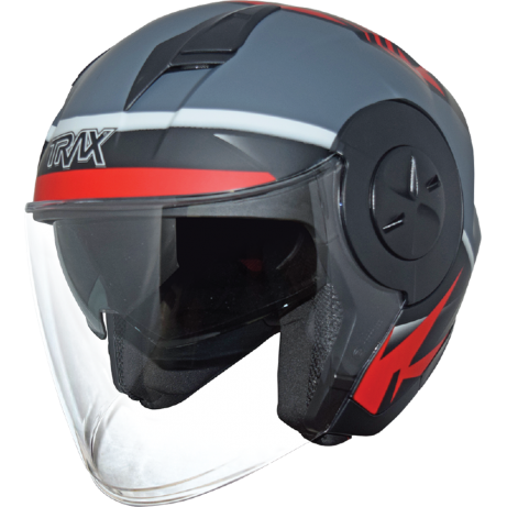 TRAX T735 Matt Anthracite/Red-G3 [PSB APPROVED]