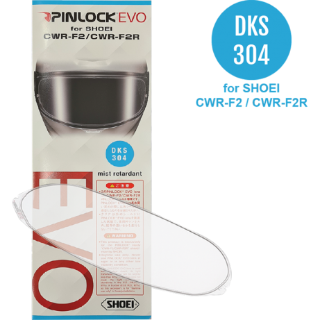 PINLOCK EVO Sheet Lens DKS304 For SHOEI CWR-F2 / CWR-F2R
