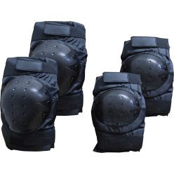 TRAX Elbow and Knee Guard K0001BK Short Black