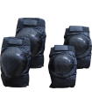 TRAX Elbow and Knee Guard K0001BK Short Black