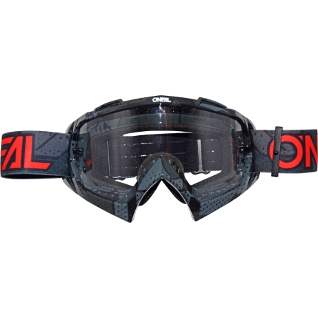 O'NEAL Goggles B-10 Camo V22 Black/Red Clear