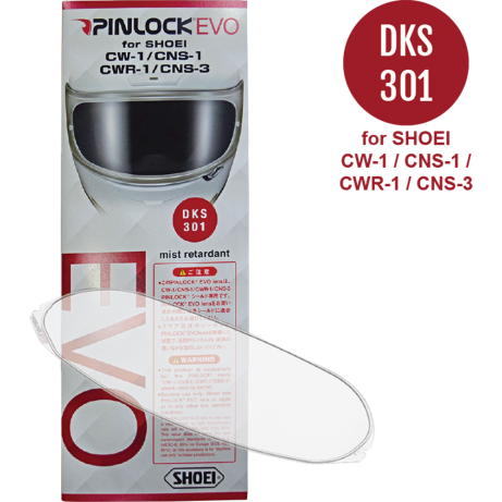 [READY TO ORDER] PINLOCK EVO Sheet Lens DKS301 For SHOEI CW-1 / CNS-1 / CWR-1 / CNS-3