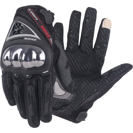 SCOYCO Gloves MC44 w/ Knuckles Blue