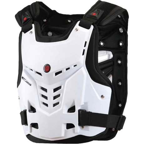 SCOYCO Protective Gear AM05 Body Armour MX White