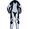 TRAX Full Leather Suit SLG-1202 Full Leather 1pc Black/White