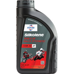 FUCHS SILKOLENE 4T Oil Pro-4 XP 15W50 Fully-Synthetic (10 x 1 liter)