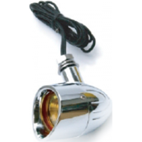 Winker Lamp WK-H01-05 Harley Davidson BULLET W/ADJ VISOR CLEAR-LENS PC