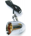 Winker Lamp WK-H01-05 Harley Davidson BULLET W/ADJ VISOR CLEAR-LENS PC