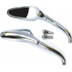 Back Mirror ES-152 CHROME, HONDA/YAMAHA, 10MM	PAIR