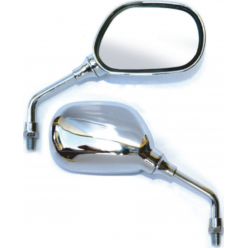Back Mirror KA-121-10 CHROMED RY, RH, LH, 10MM PC