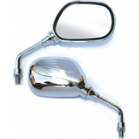 Back Mirror KA-121-10 CHROMED RY, RH, LH, 10MM PC