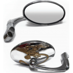 Back Mirror KA-55-ZEG-10 CHROMED 10MM PC