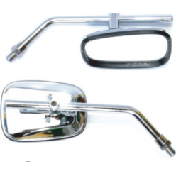 Back Mirror KA-56-2-10 CHROMED, RY, RH, 10MM PC
