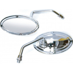 Back Mirror KC-203CP CHROMED, RY, RH, LH, 10MM PC