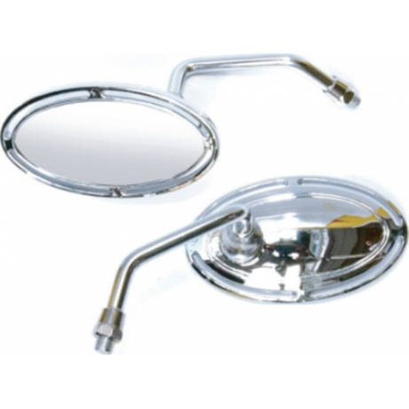 Back Mirror KC-203CP CHROMED, RY, RH, LH, 10MM PC