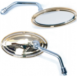 Back Mirror KC-203G-10 GOLD, RY, RH, LH, 10MM PC