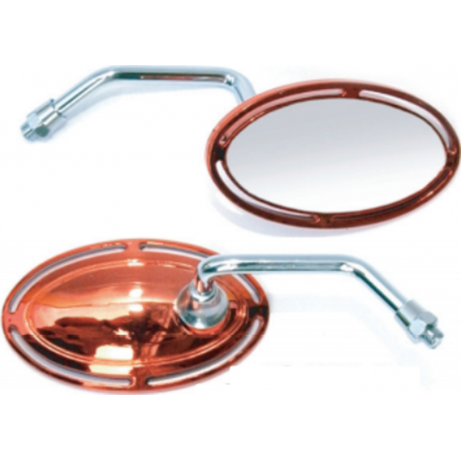 Back Mirror KC-203R-10 RED, RY, RH, LH, 10MM PC