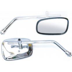 Back Mirror KC-60-10 CHROMED, RY, RH, 10MM PC
