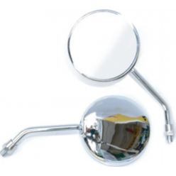 Back Mirror M-01CP CHROMED, RY, RH, 10MM PC