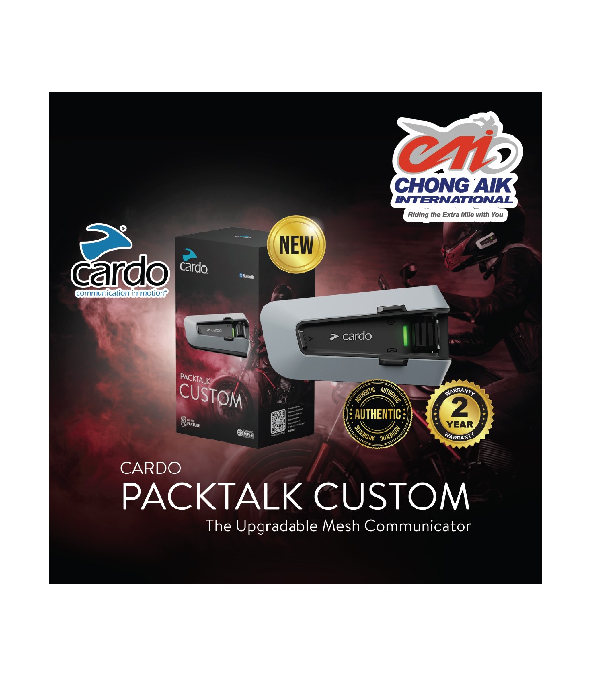 Packtalk CUSTOM - The Upgradable Mesh Communicator