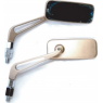 Back Mirror MG-1826 TITANIUM, HONDA/YAMAHA, 10MM PAIR