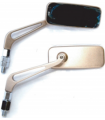 Back Mirror MG-1826 TITANIUM, HONDA/YAMAHA, 10MM PAIR
