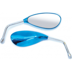 Back Mirror MP-103-1-BLU BLUE, RY, RH, LH, 10MM PC