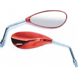 Back Mirror MP-103-1-RED RED, RY, RH, LH, 10MM PC