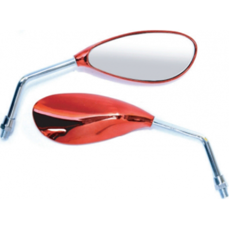 Back Mirror MP-103-1-RED RED, RY, RH, LH, 10MM PC