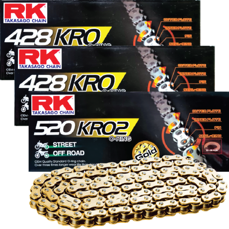 RK Chain GOLD O-RING (KLO-2/KRO/KRO2)