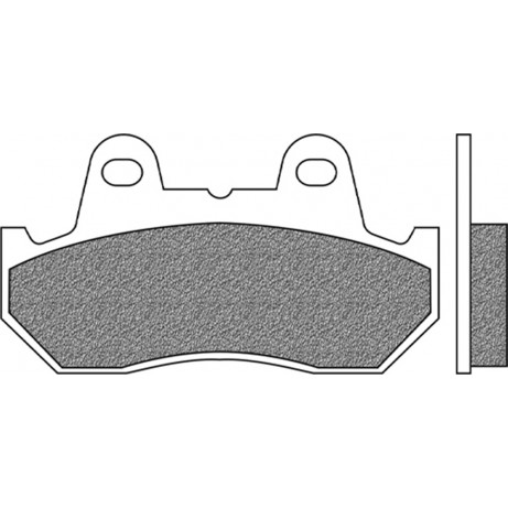 NEWFREN Disc Brake Pads (Made in Italy) HONDA FD-0054 GL1500 RR BT