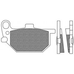 NEWFREN Disc Brake Pads (Made in Italy) YAMAHA FD-0065 RD400F/XS400 FR BT