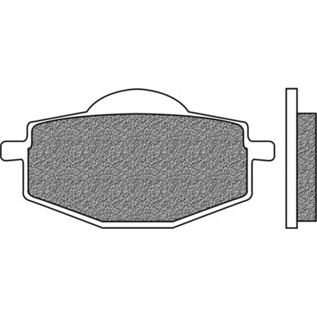 NEWFREN Disc Brake Pads (Made in Italy) YAMAHA FD-0090 YBR150 FR BT