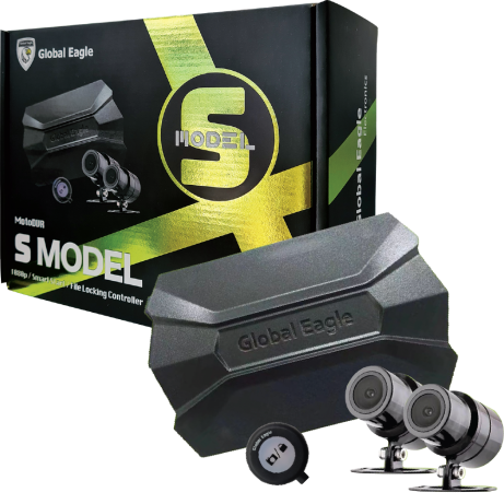 [READY TO ORDER] GLOBAL EAGLE Motorcycle DVR S MODEL S3 Dual Camera 1080p [PLUS FREE 32GB SD CARD]
