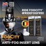 [READY TO ORDER] FOGCITY Anti-Fog Insert Lens OPEN FACE