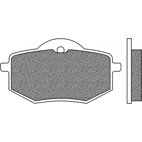 NEWFREN Disc Brake Pads (Made in Italy) YAMAHA FD-0135 XV400/535 FR BT