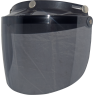 TRAX Flat Bobo Visor Heath Smoke