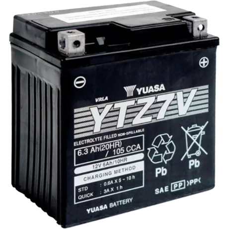 YUASA Motorcycle Battery YTZ7V-WC (VN) AEROX/N-MAX WC