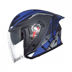 [READY TO ORDER] TRAX TZ301 Matt Black/Blue-G5 [PSB APPROVED]